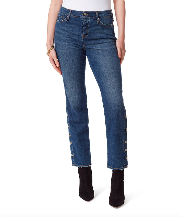 Jessica Simpson Good Intentions Flirt High-Rise Straight-LegJeans