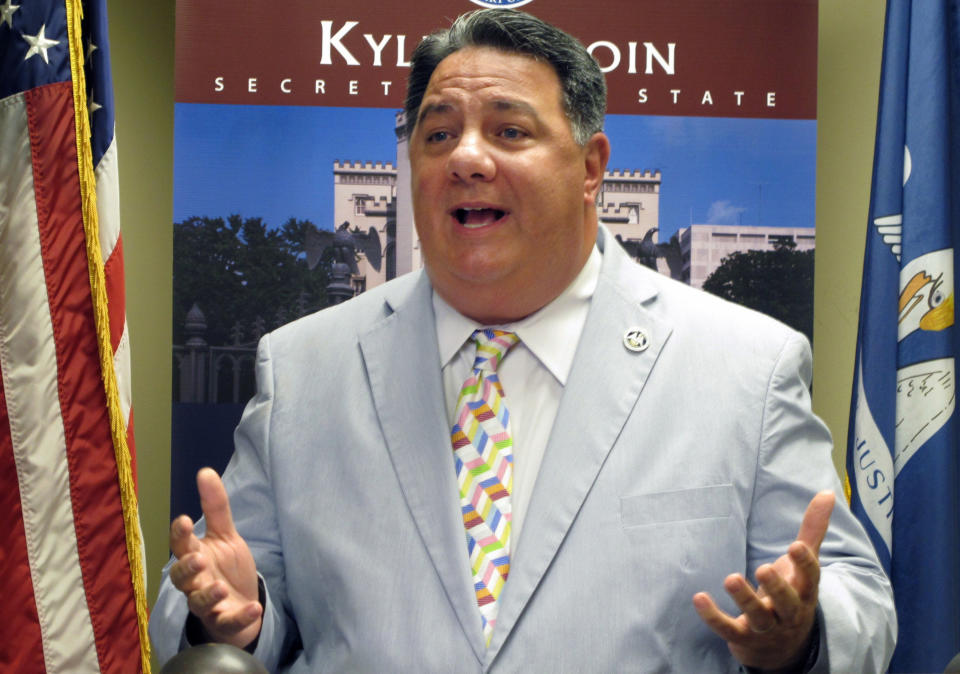 Louisiana Secretary of State Kyle Ardoin. (AP Photo/Melinda Deslatte, File)