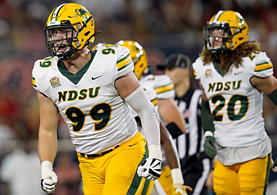 North Dakota senior defensive end Spencer Waege has been named to the HERO Sports All-FCS All-American football team announced on Thursday. He is a South Shore native and a 2017 Watertown High School graduate.