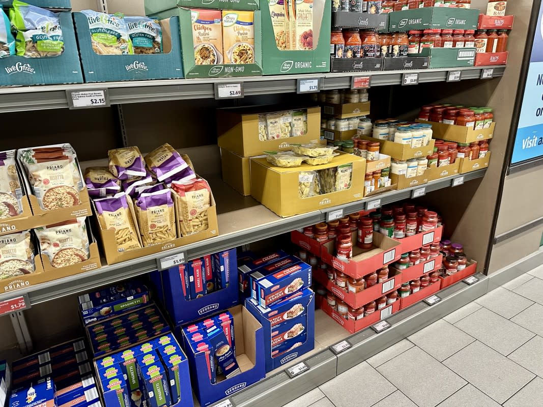 Aldi Pasta Section<p>Krista Marshall</p>