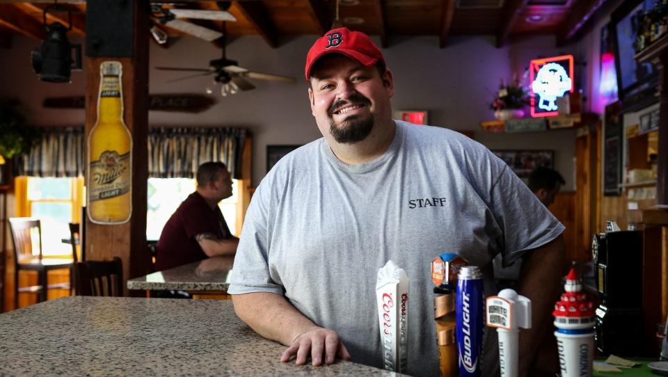Depot Street Tavern owner Adam Hicks poses for a photo in this file photo.