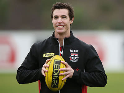 Hayes announced his retirement recently and leaves the game with an impressive list of achievements, including three St Kilda best-and-fairest and All Australian awards, as well as a Norm Smith Medal from the 2010 drawn Grand Final. He placed third in the 2009 Brownlow Medal, won by Geelong’s Gary Ablett.