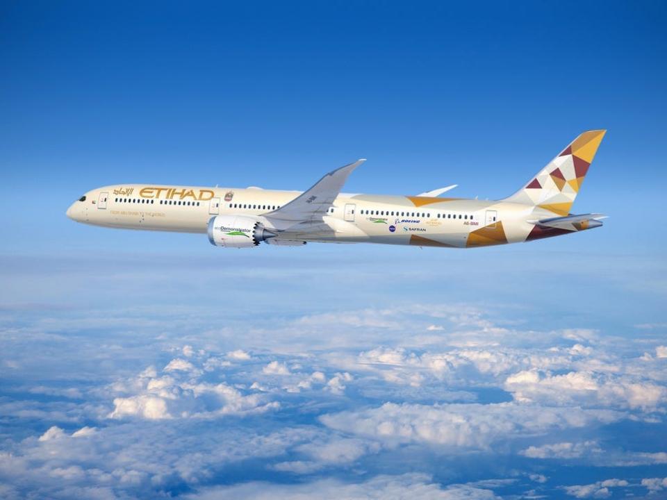 Boeing's Etihad 787-10 ecoDemonstrator.