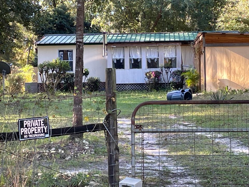 This is the residence where a murder/suicide occurred on Monday.