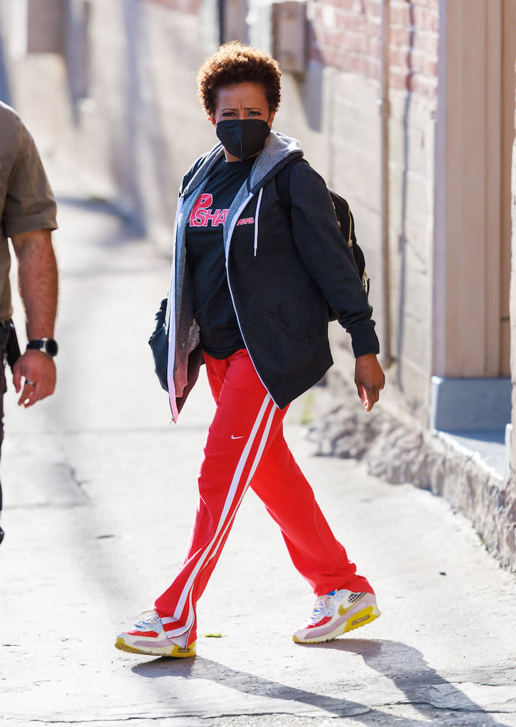 Wanda Sykes is seen at “Jimmy Kimmel Live” in Los Angeles on March 21, 2022. - Credit: RB/Bauergriffin.com / MEGA