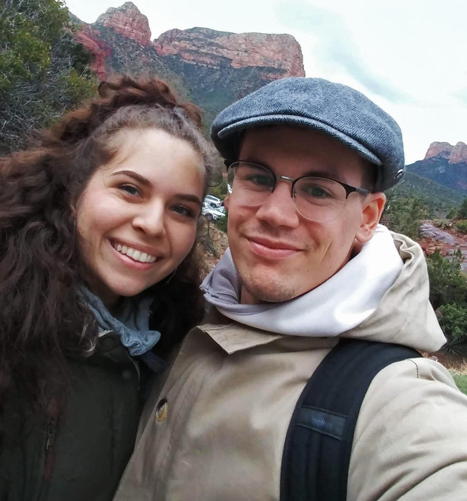 Alexandra Boles and Nicolas Caron met while studying abroad at the University of Edinburgh and have been engaged for a year. (Nicolas Caron)