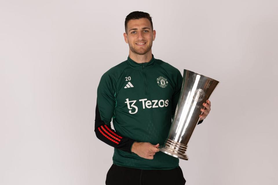 Dalot won his club’s players’ player of the year award (Ashley Donelon/Manchester United)