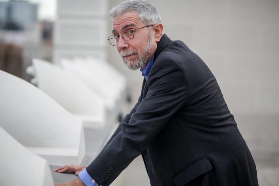 Der US-Ökonom und Nobelpreisträger Paul Krugman ist für die Wirtschaft der USA optimistischer als andere Experten. - Copyright: Ricardo Rubio/Europa Press via Getty Images