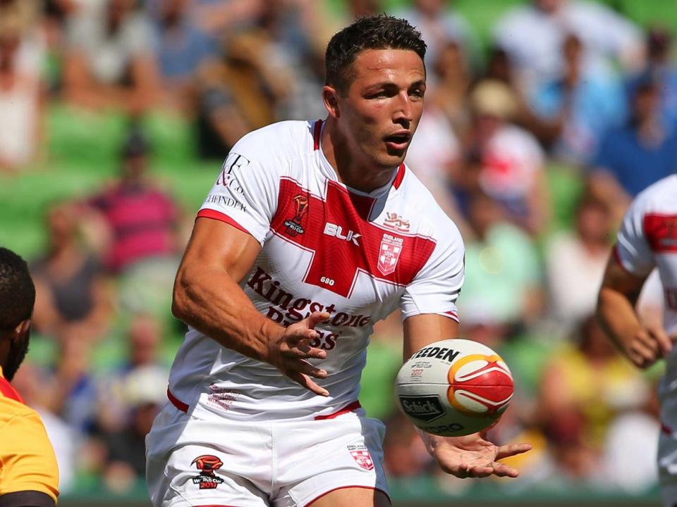 Sam Burgess represented England in the 2017 World Cup (Getty)