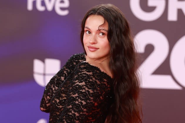 Rosalia at the 2023 Latin Grammy Awards gala, on Nov. 16, 2023 in Seville, Andalusia, Spain.  - Credit: Rocio Ruz/Europa Press/Getty Images