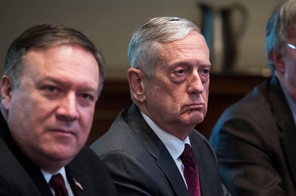 Former Secretary of Defense Jim Mattis worked to constrain Trump&rsquo;s whims, while Secretary of State Mike Pompeo catered to them. Only one has survived. (Photo: The Washington Post via Getty Images)