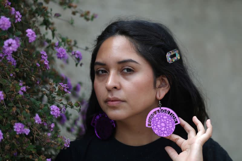 Jessy Rosales, 25, poses for a photo in Los Angeles