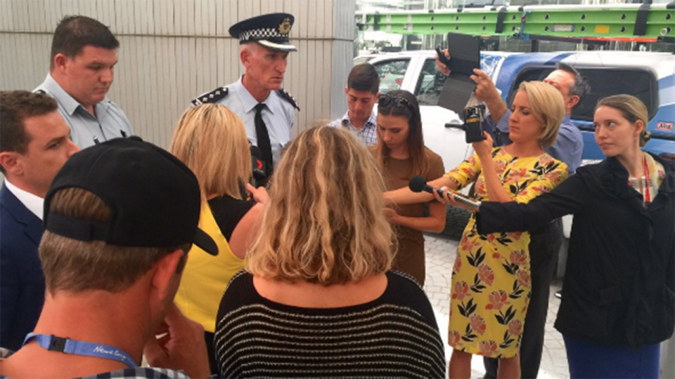 Police confirmed that Mr Turnbull was not at risk when the ceiling collapsed.