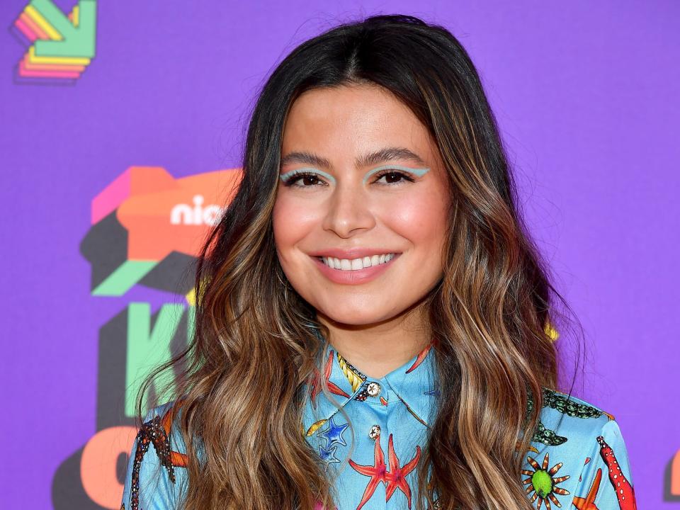 Miranda Cosgrove at a Nickelodeon event in 2021