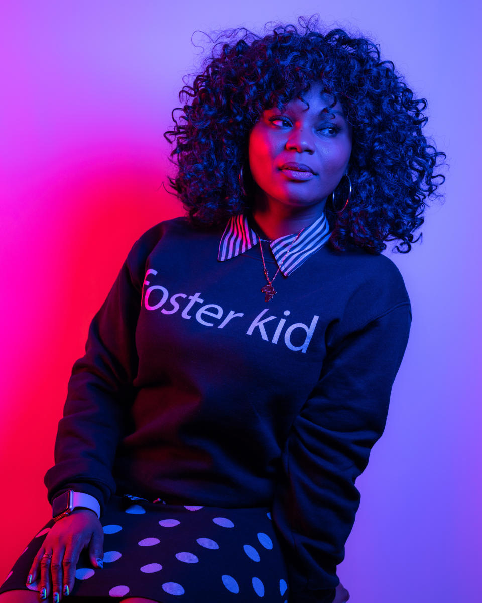 To get traction for #FosterCare, Gilmore has engaged celebrities who support the campaign. (Photo: Kris Graves for HuffPost)