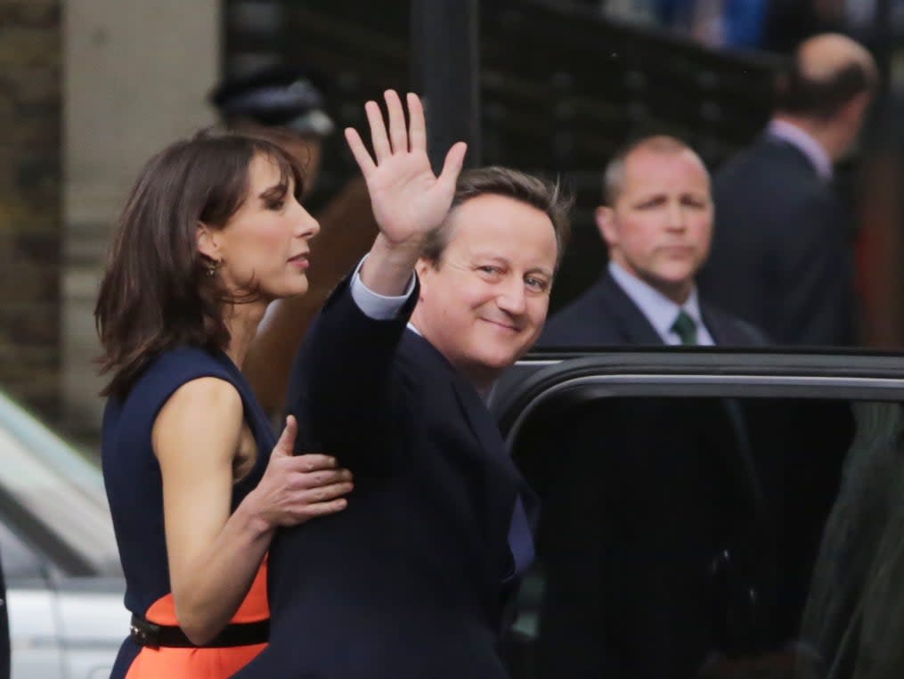 David Cameron departs Downing Street on 13 July, 2016 (PA)