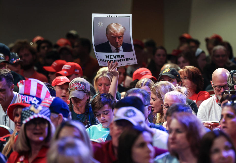 Donald Trump Participates In A Turning Point Town Hall In Phoenix, Arizona (Justin Sullivan / Getty Images file)