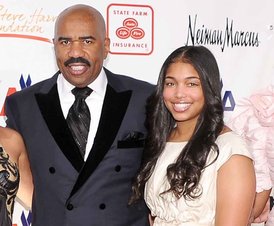 Steve Harvey and Lori Harvey | Michael Loccisano/Getty