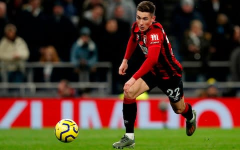 Harry Wilson shoots against Tottenham - Credit: &nbsp;ADRIAN DENNIS/AFP via Getty Images