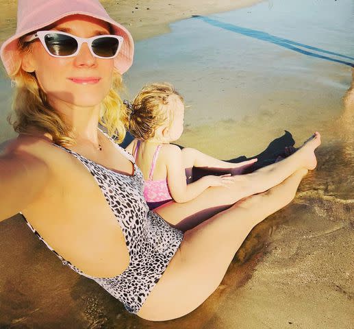 Diane Kruger Instagram Diane Kruger enjoys beach with daughter Nova