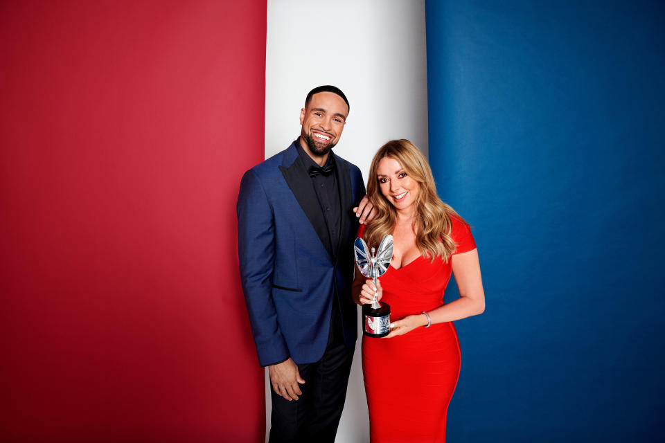 Ashley Banjo and Carol Vorderman host the awards. (ITV)