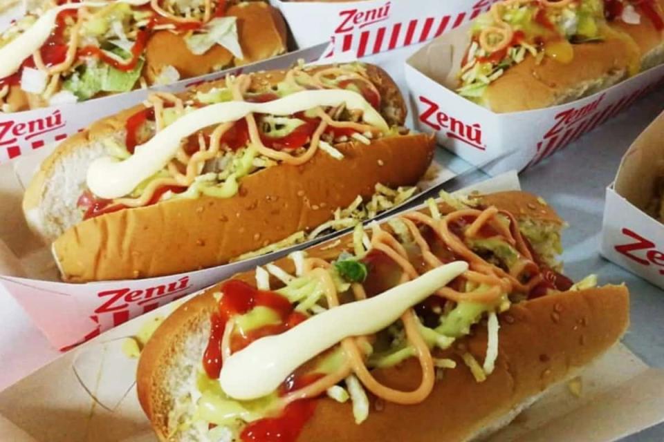 hot dogs de Venezuela