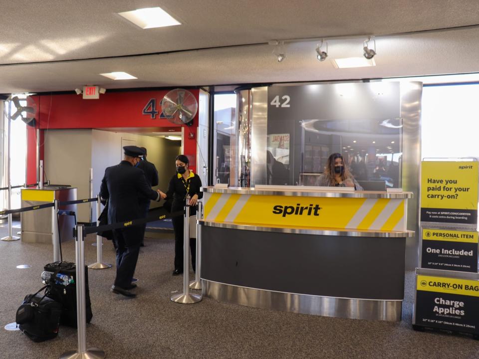 Spirit Airlines Newark-Boston Inaugural Flight