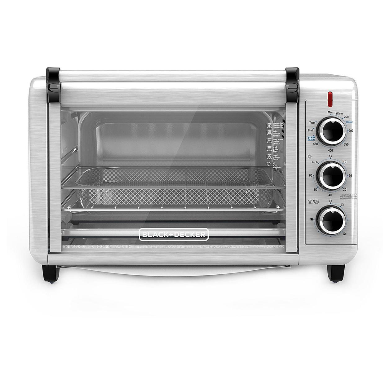 black and decker air fryer toaster combo oven