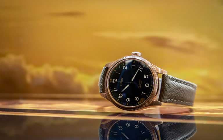 ORIS「Big Crown ProPilot」大日期青銅腕錶，41mm，青銅錶殼，Oris 751自動上鍊機芯╱59,000元。（圖╱ORIS提供）