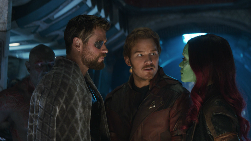Thor meets the Guardians of the Galaxy in Avengers: Infinity War.