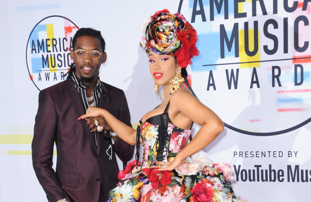 Cardi B and Offset -2018 American Music Awards - Avalon