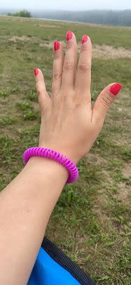 A 10-pack of mosquito-repellent bracelets
