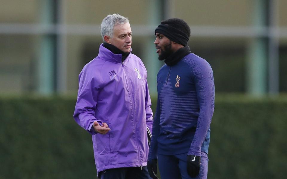 Jose Mourinho, left, says he is trying to coax Danny Rose back into first-team contention at Tottenham - Tottenham Hotspur FC