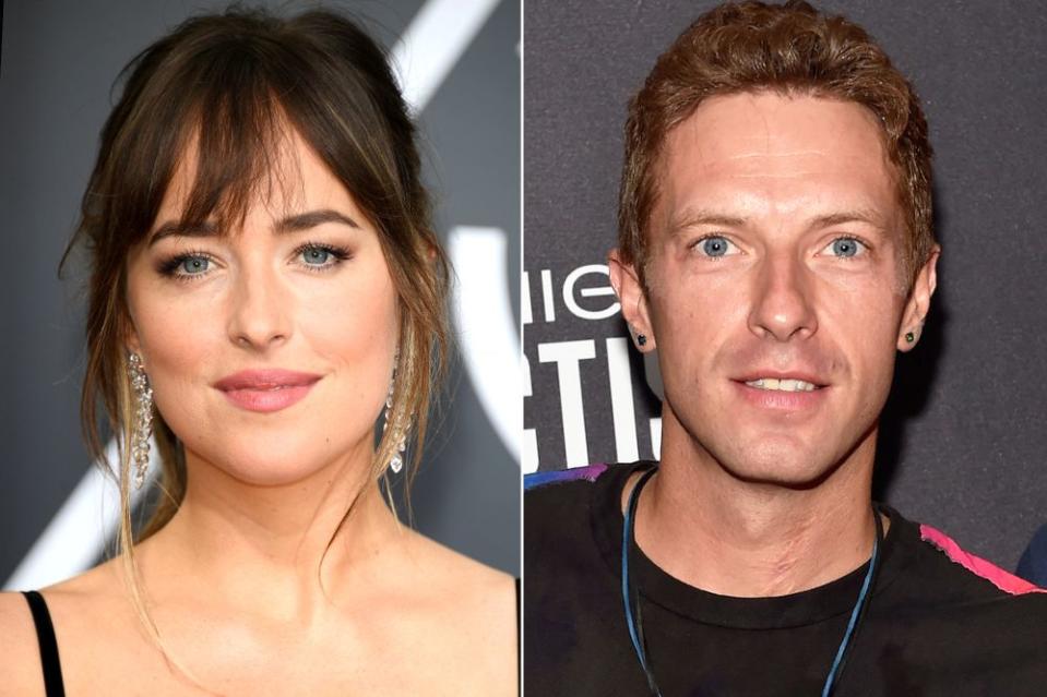 Dakota Johnson and Chris Martin