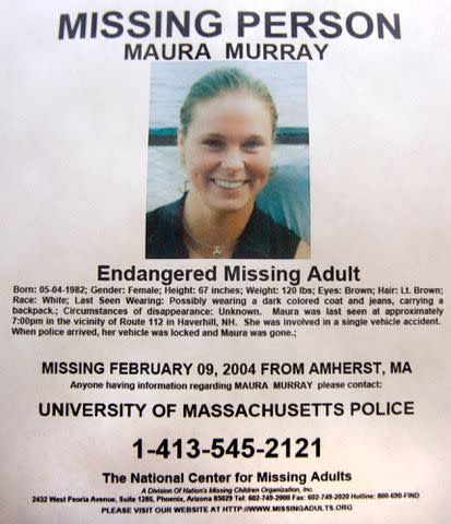 <p>AP Photo/Jim Cole</p> Maura Murray missing poster