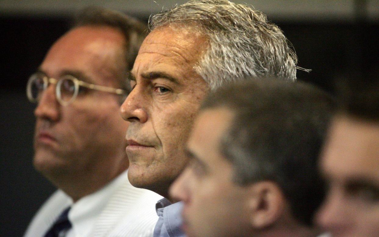 Jeffrey Epstein appeared in court in Manhattan on Monday and was held on bail - Palm Beach Post