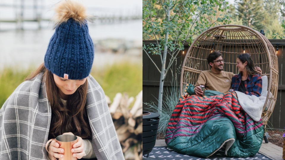 12 cozy outdoor blankets that will keep you warm this fall