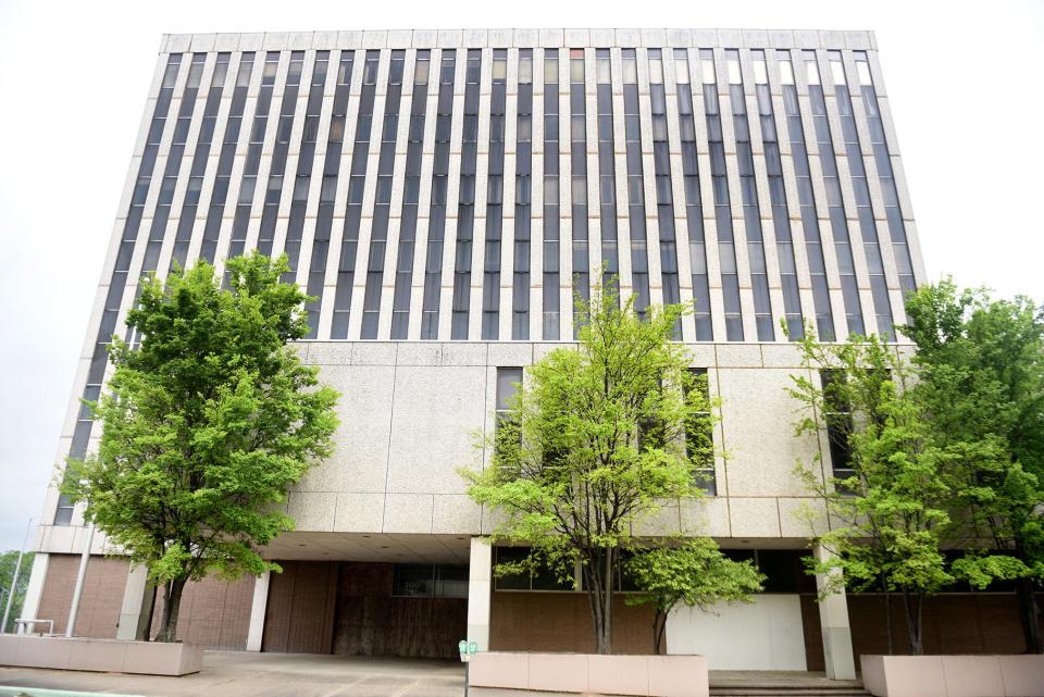 The building located at 500 Fannin Street, commonly called the Waggonner Bldg., in downtown Shreveport on April 20, 2022.