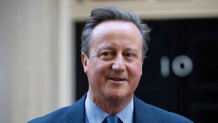 David Cameron breaks silence on his return to cabinet: ‘It’s not usual’. (Sky News)