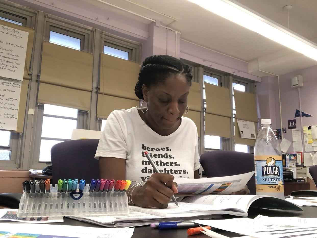 One reason for the educator exodus are the long hours. Former principal Nadia Lopez says she worked 14-to-16 hour days at Mott Hall Bridges Academy, the school she founded in 2010. (Photo from Nadia Lopez)