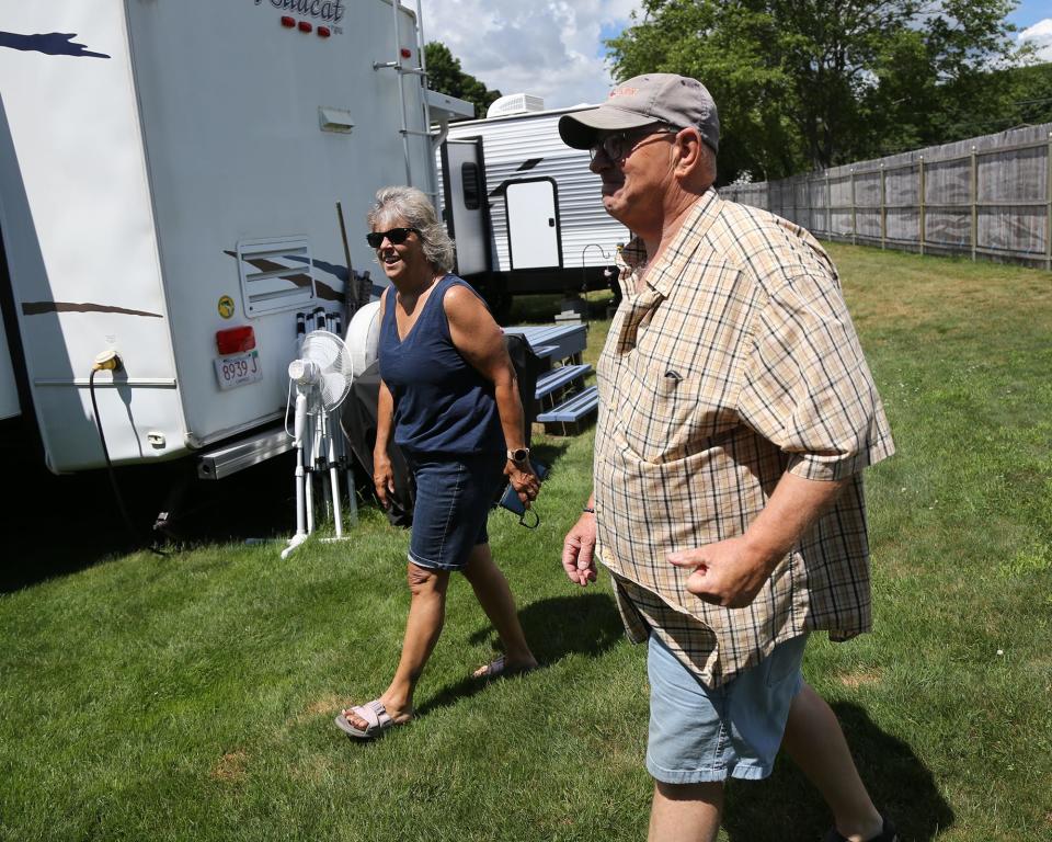 Doug and Paula Duval are retired into their dream job which is owning Duval's RV Park in Wells. There are many regular campers but also people who come and go from all over the world.