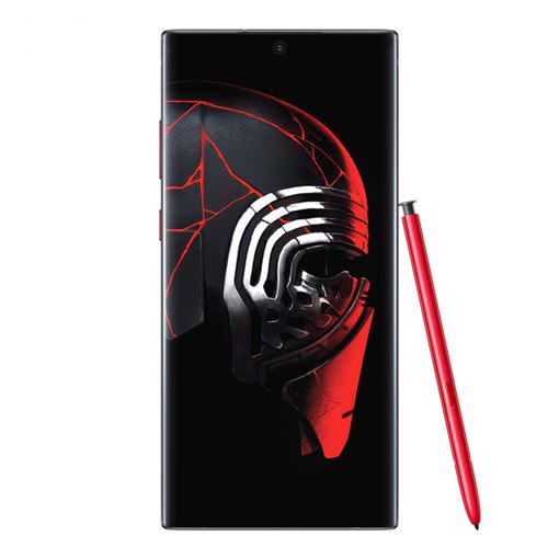 SAMSUNG Galaxy Note 10+ Star Wars Special Edition 以「凱羅忍」形象作為主視覺設計。（圖／翻攝自SAMSUNG 官網 ）