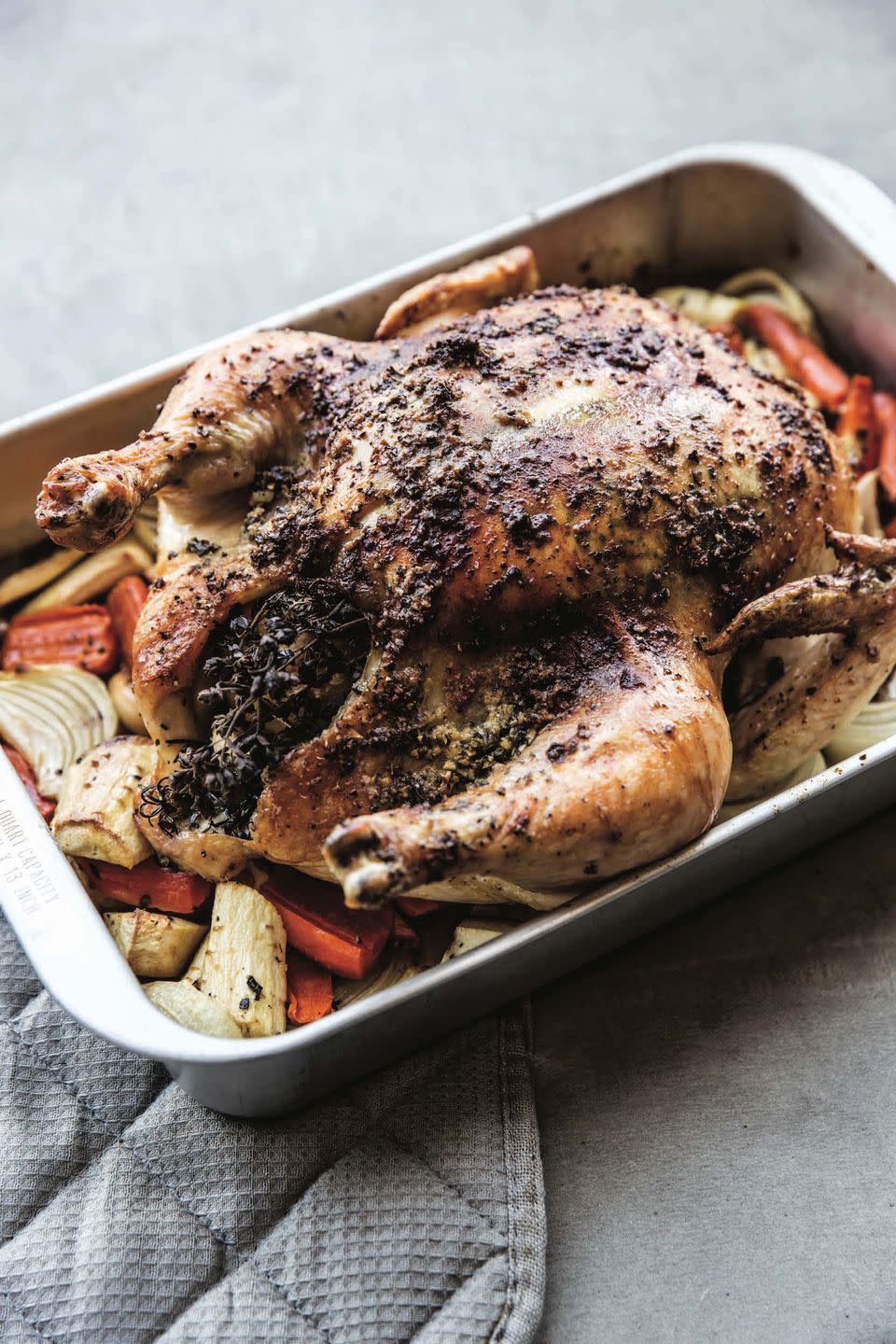 Chrissy Teigen's Roast Chicken and Vegetables