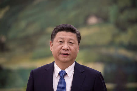 China's President Xi Jinping looks on before meeting with former U.S. Secretary of State Henry Kissinger (not pictured) at the Great Halll of the People in Beijing, China December 2, 2016. REUTERS/Nicolas Asouri/Pool