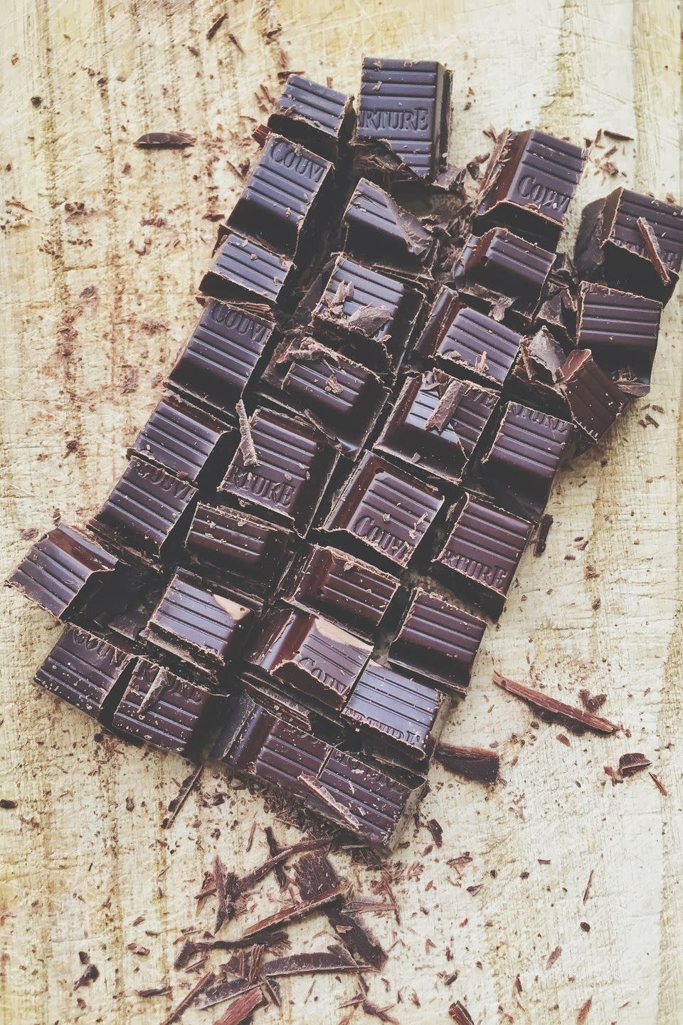 The fact that dark chocolate is a "health" food.