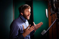 Chris O'Dowd recording for 20th Century Fox's "Epic" - 2013