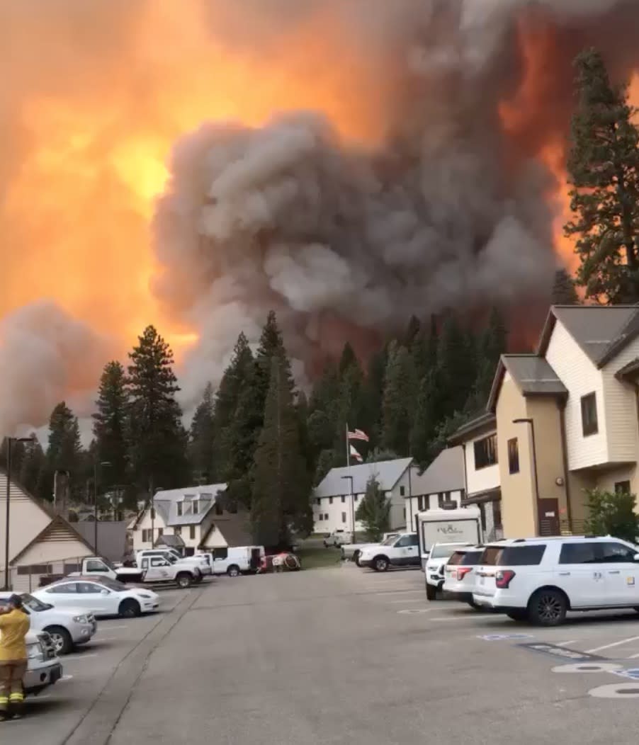 IMAGE: Fire in Big Crekk, Calif.  (Derek Ratzel)