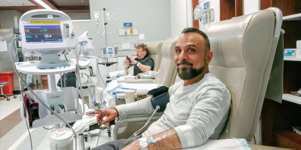 John Zeus Tokatlidis has been battling cancer for the last 5 years. During the pandemic, he received a stem cell transplant. He credits that with saving his life. He's also been utilizing Cancer Connection, an online peer support community with helping him cope with his diagnosis.