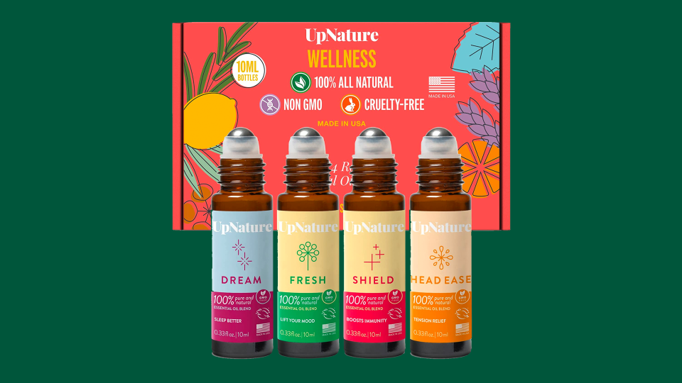 Secret Santa gift ideas: UpNature Wellness Essential Oil Roll-On Gift Set