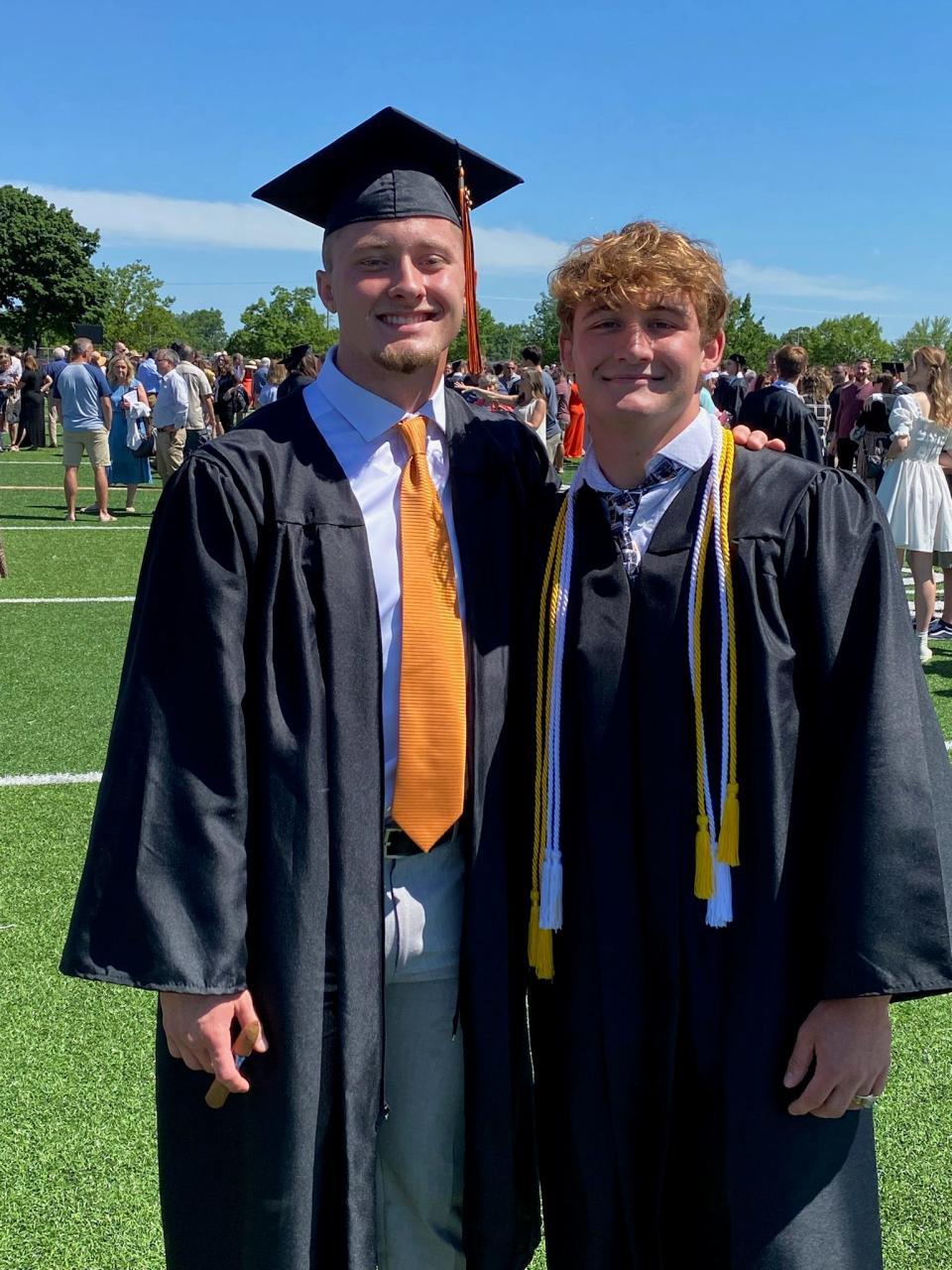 Cousins Brady Welch (Right) and Kadin Schmitz (Left) have been inseparable since birth and have helped each other achieve their athletic dreams.